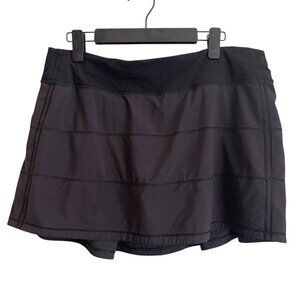 Lululemon Pace Rival Skirt 12 Tall Lightweight Breathable Running Gym Athleisure